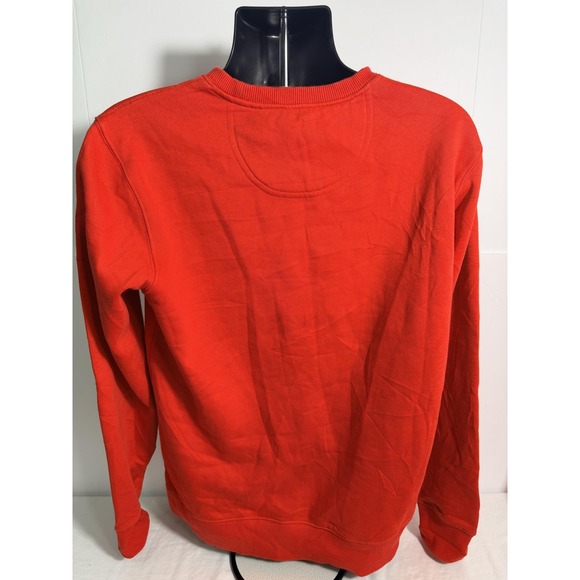 Tailorbyrd Sweatshirt Mens Medium Red Crewneck Pullover Fleece Flamingo Logo - Picture 5 of 9